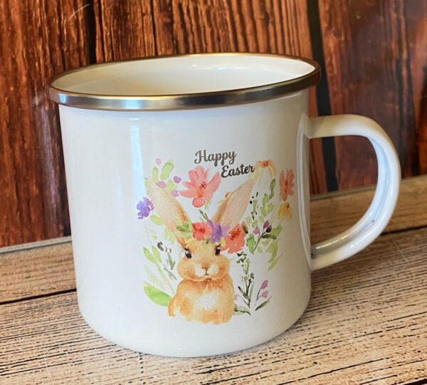 Easter luxury enamel mug