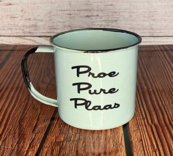 Proe Pure Plaas enamel mug